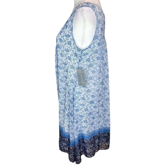 NWT Max Studio Sleeveless Boho Pleat Dress Size XS - Picture 4 of 11